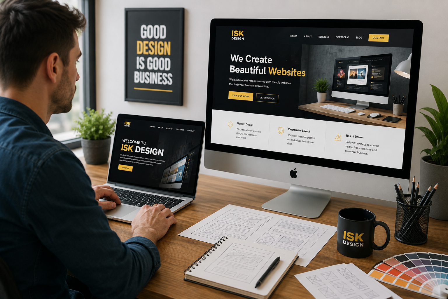 ISK Design professional web design and digital services